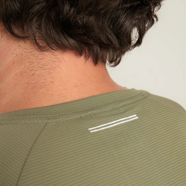 Roark Run Amok - Alta Elite Trail SS Tee - light military - teeshirt running hommes