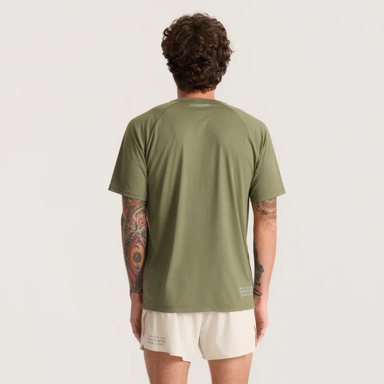 Roark Run Amok - Alta Elite Trail SS Tee - light military - teeshirt running hommes