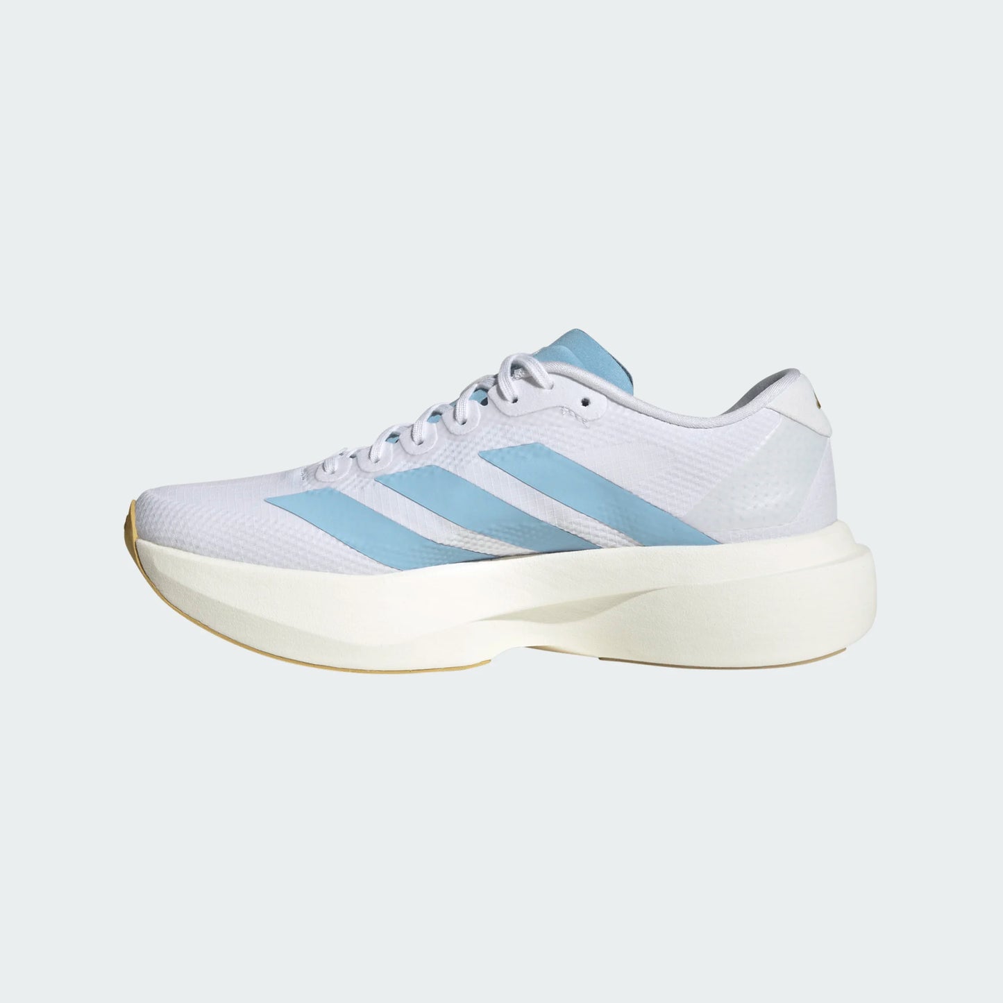Adidas - Adizero Evo SL - Ftwr White/ Clear Blue/ Matte Gold - Chaussures running femmes