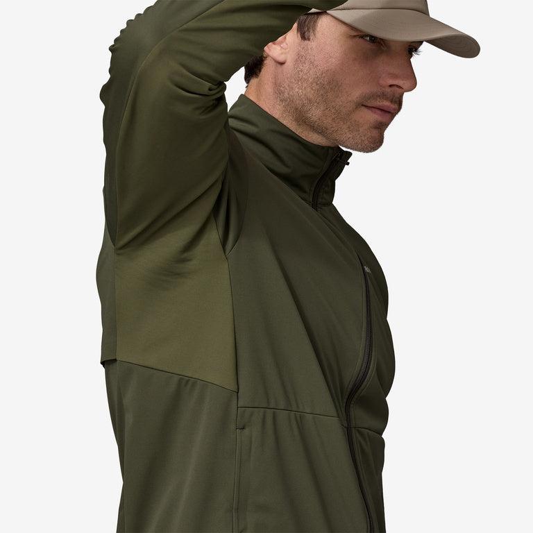 Patagonia - Wind Shield Jacket - pine needle green - veste running hommes