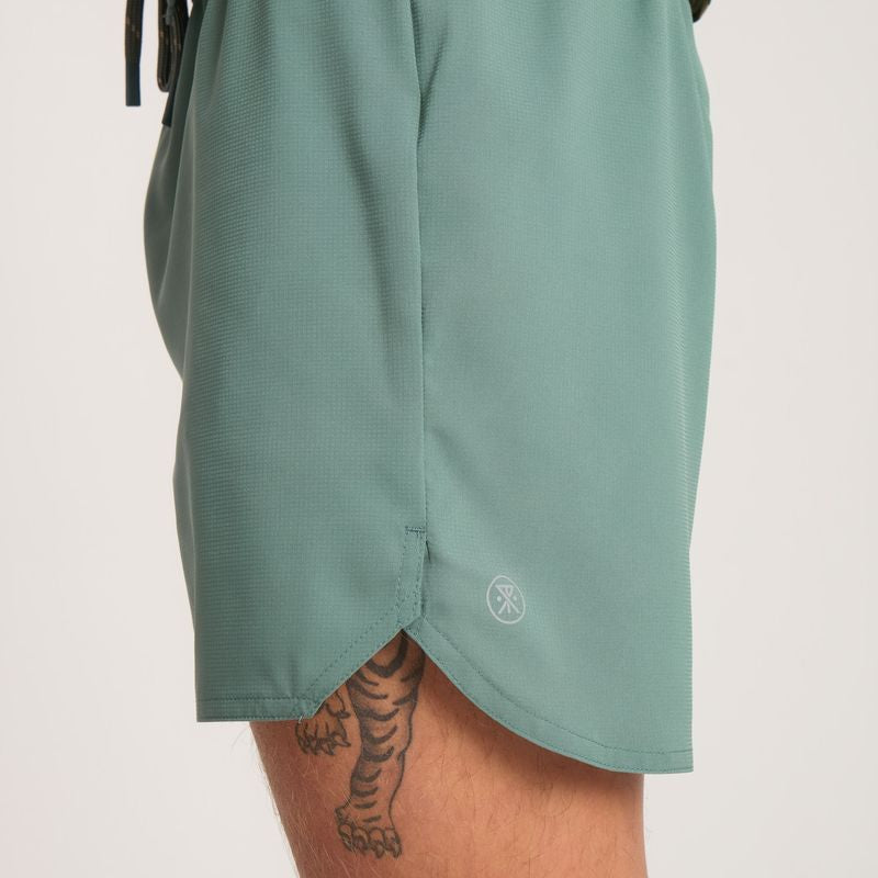 Roark Run Amok - Baja Shorts 5" - slate green - Short running hommes