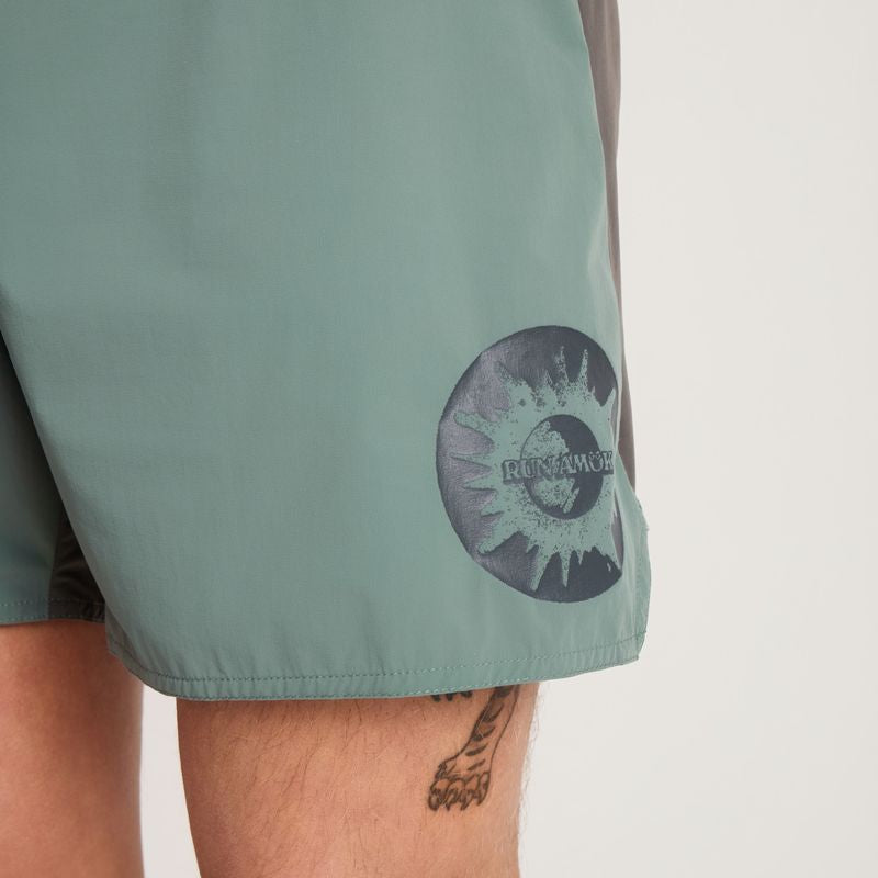Roark Run Amok - Alta Shorts 5" - slate Green - short running hommes