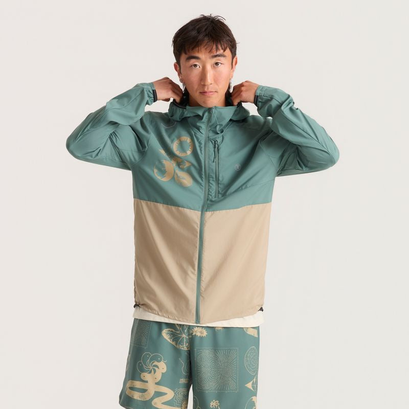 Roark Run Amok - Secondwind 3.0 Jacket Packable - slate green 2 - veste running hommes