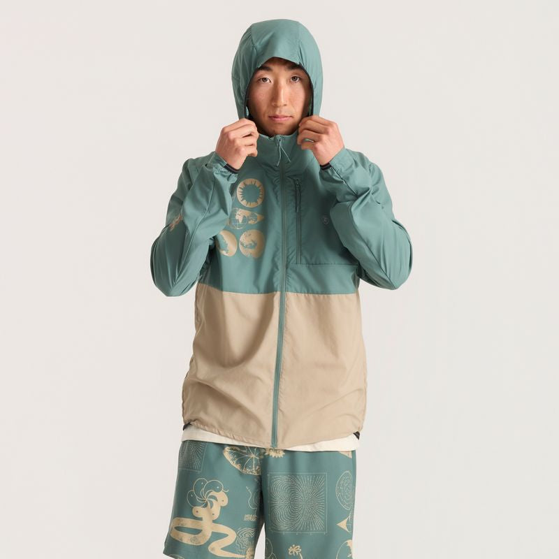 Roark Run Amok - Secondwind 3.0 Jacket Packable - slate green 2 - veste running hommes
