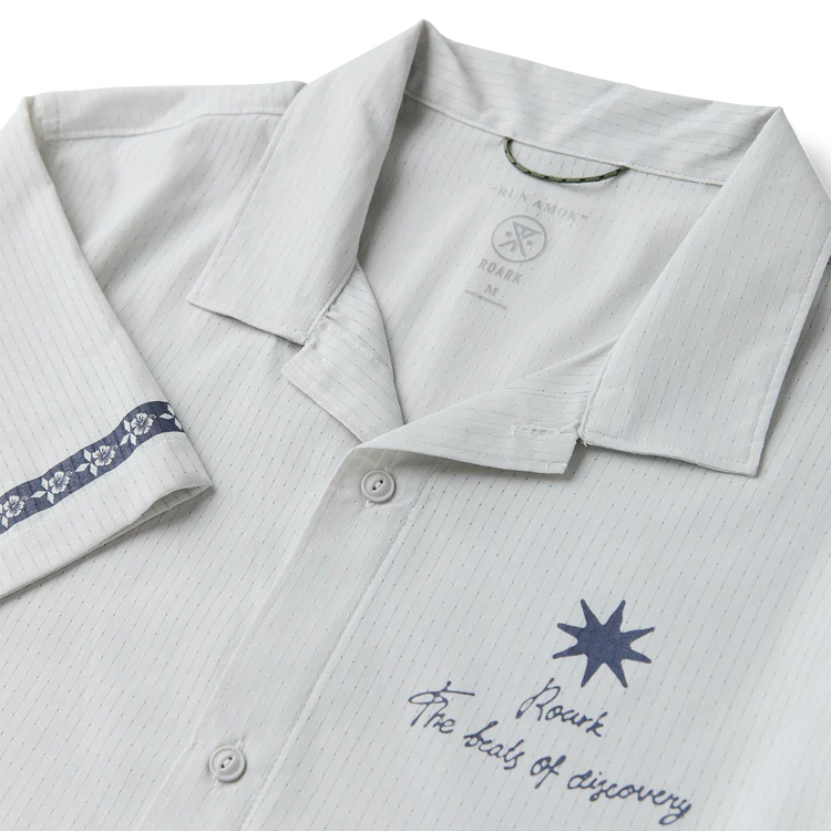 Roark Run Amok - Bless Up Trail Shirt - silver - chemise running hommes