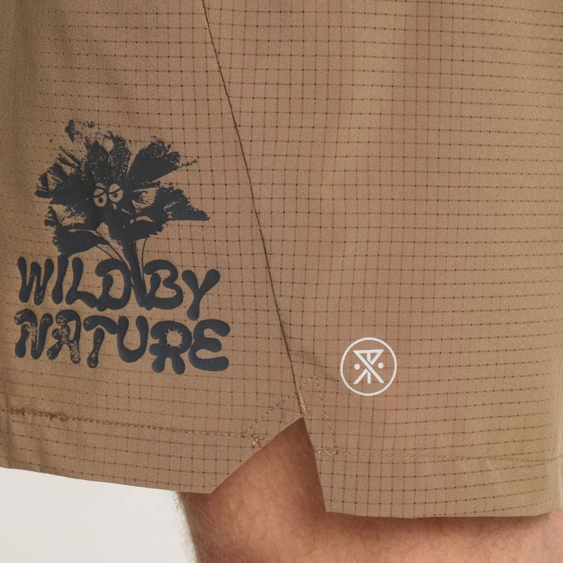 Roark Run Amok - Bommer 7" Shorts - mushroom  - Short running hommes