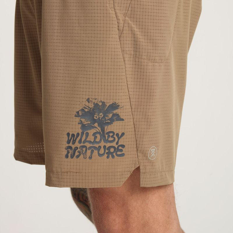 Roark Run Amok - Bommer 7" Shorts - mushroom  - Short running hommes