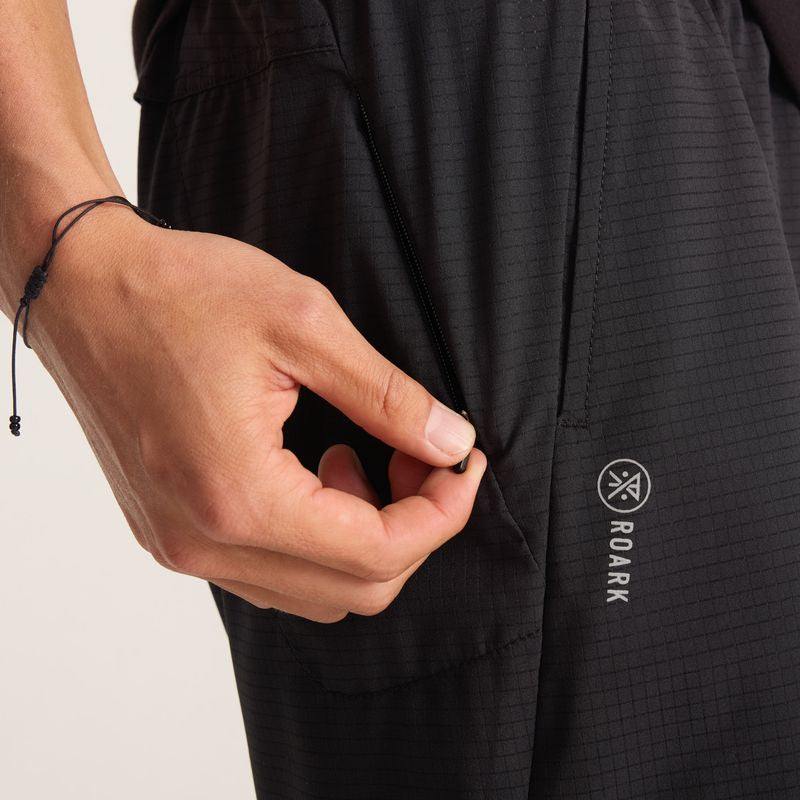 Roark Run Amok - Bommer 7" Shorts - black  - Short running hommes