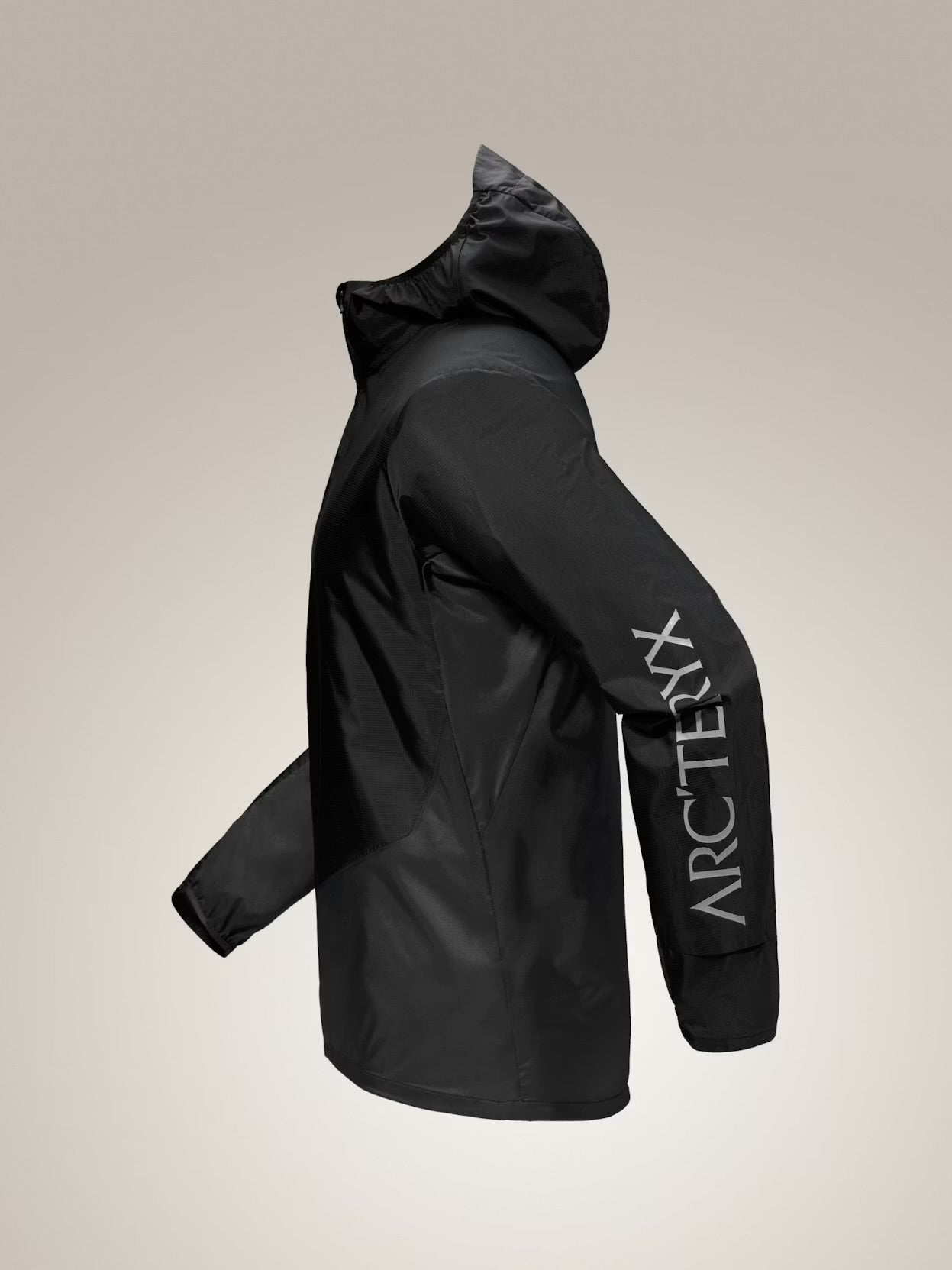 Arc’teryx - Norvan Windshell Hoody - black / graphite - veste running hommes