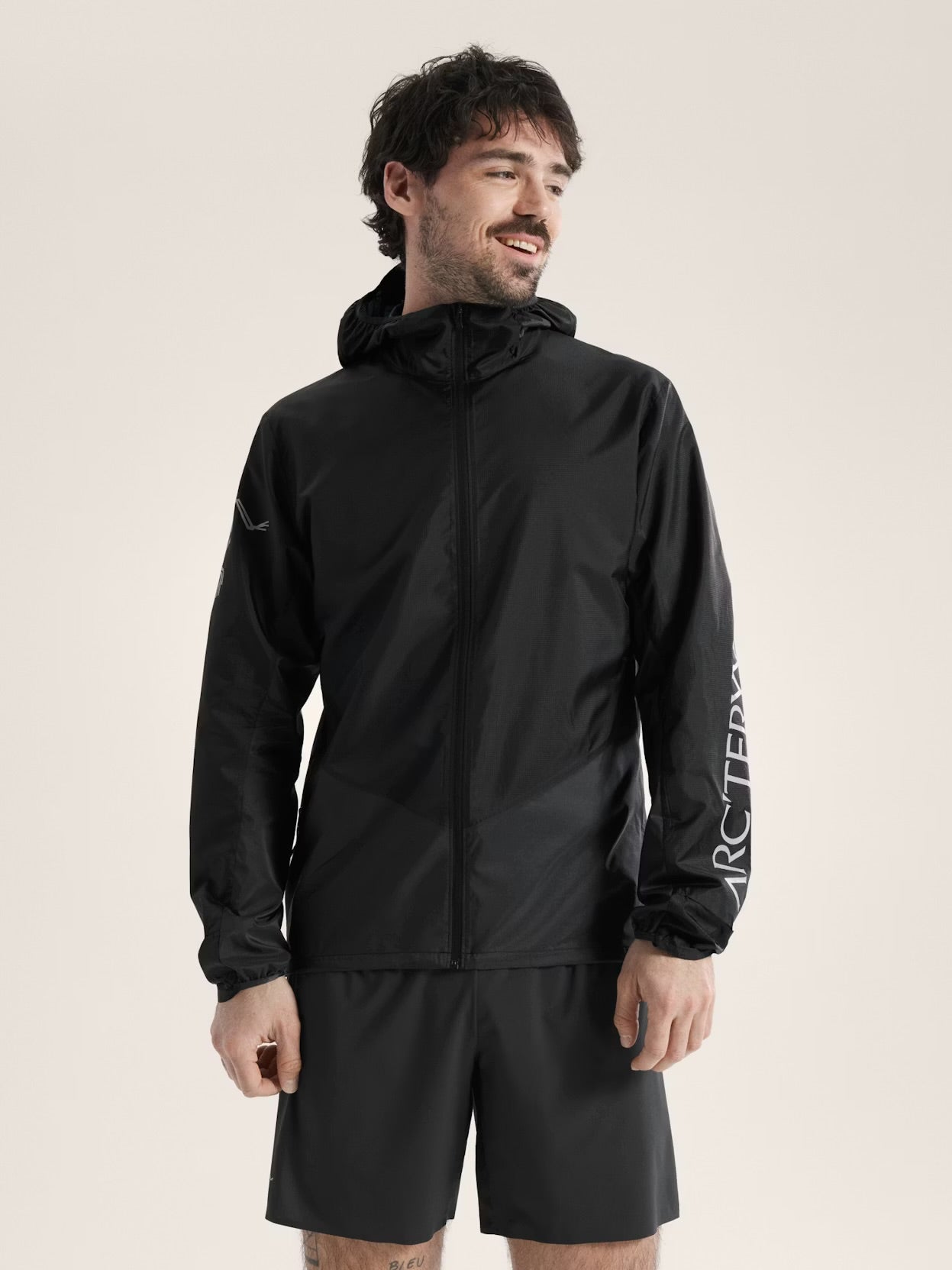 Arc’teryx - Norvan Windshell Hoody - black / graphite - veste running hommes
