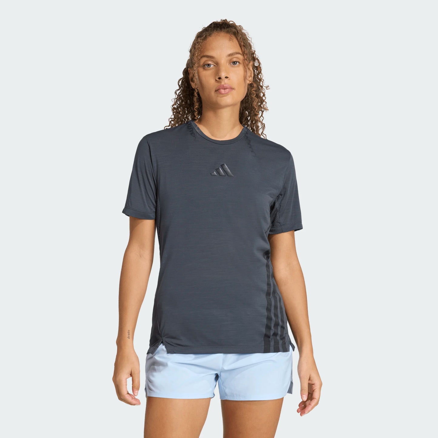 Adidas - Xperior Tee W - carbon - teeshirt Running femmes