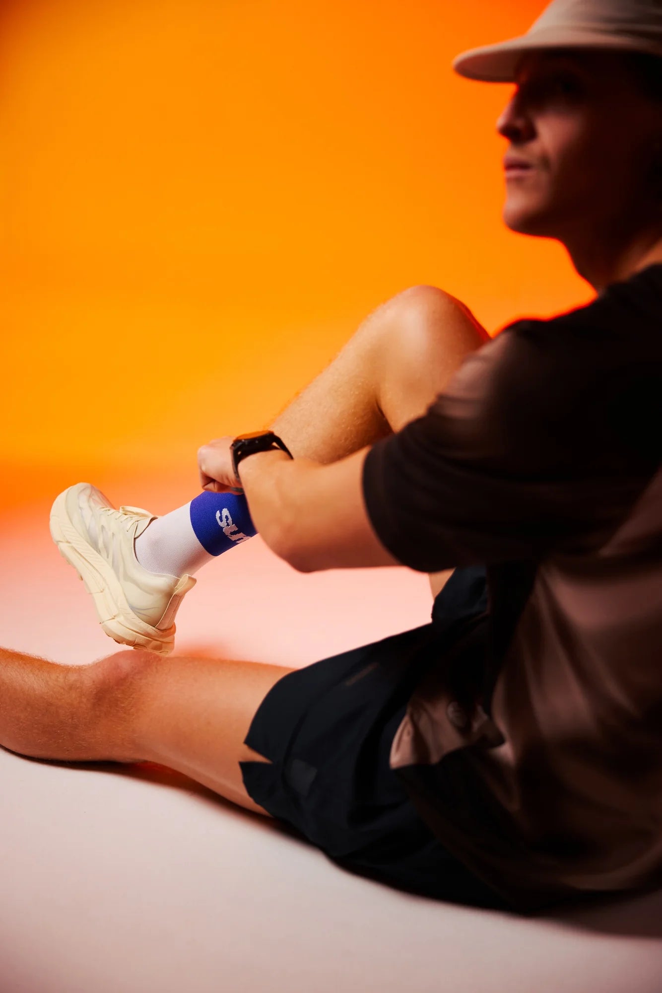 Sums Club - All Seasons Socks - blue / white - Chaussettes Running unisexe