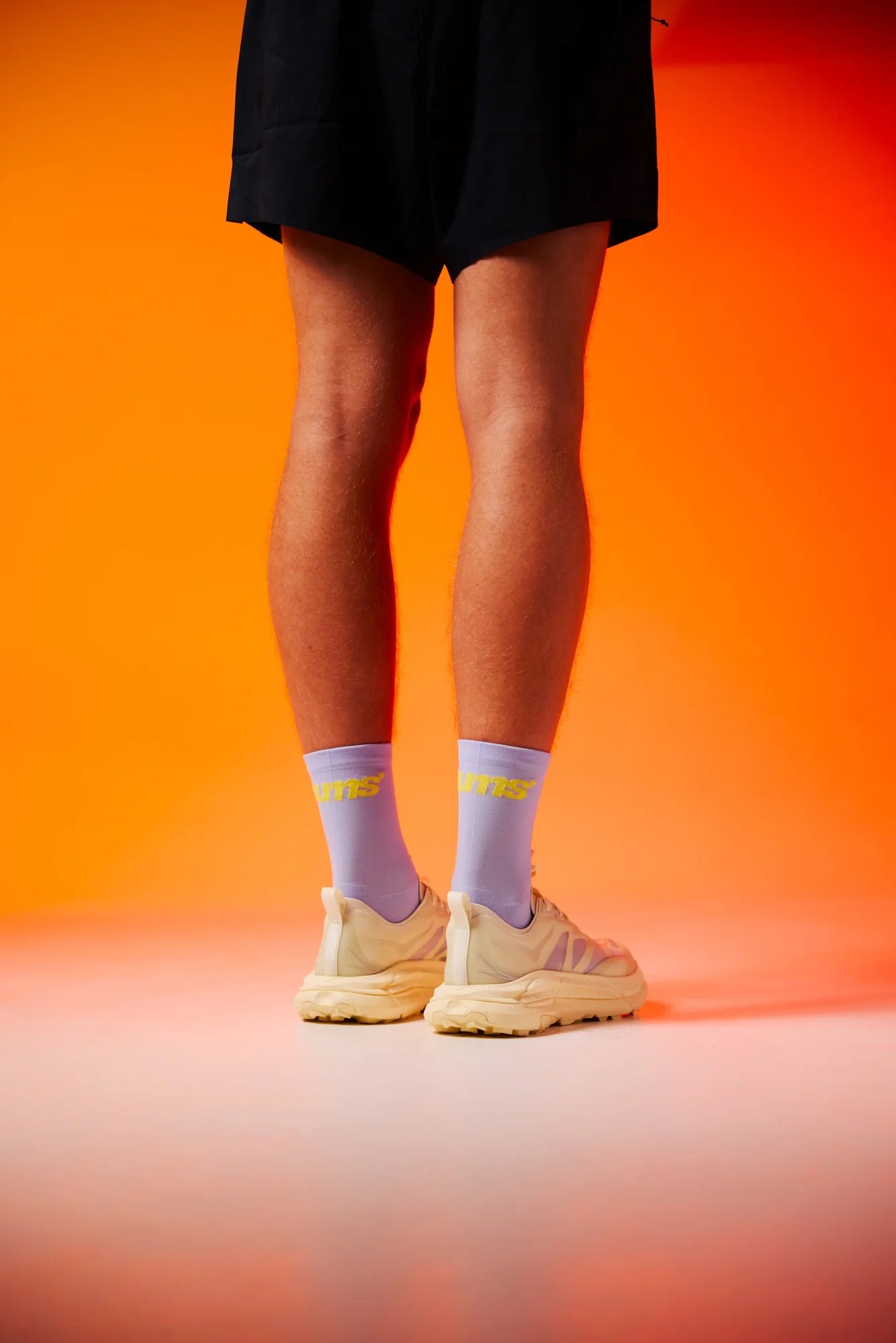 Sums Club - All Seasons Socks - lilac / yellow - Chaussettes Running unisexe