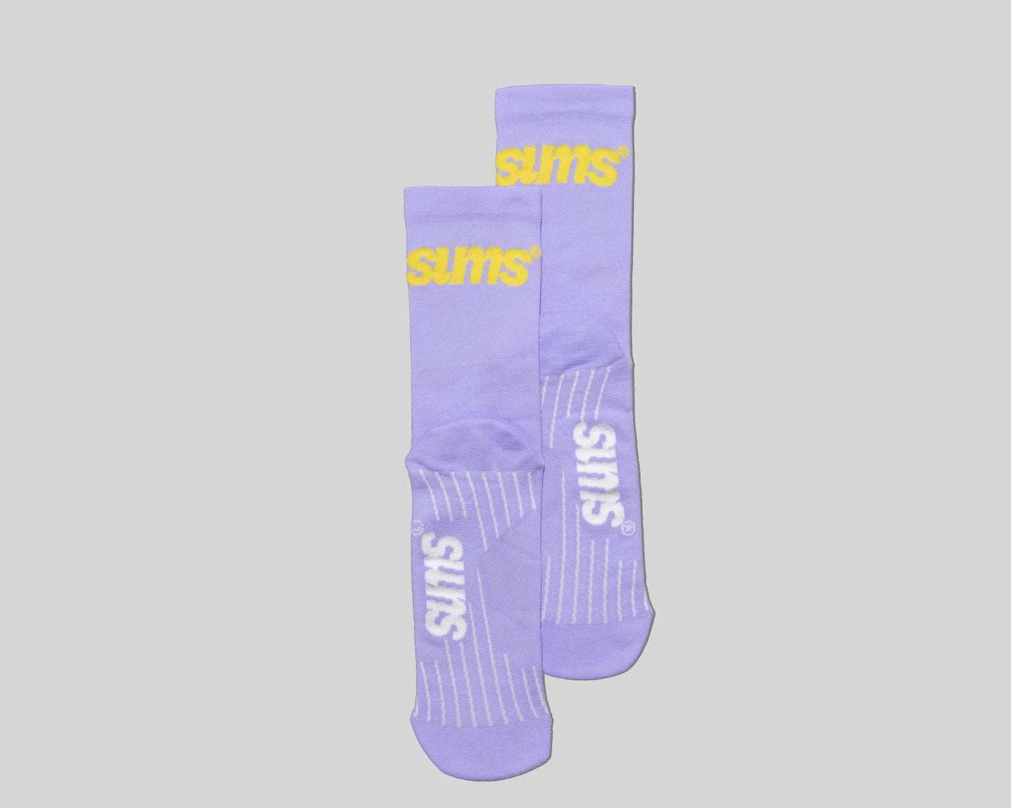 Sums Club - All Seasons Socks - lilac / yellow - Chaussettes Running unisexe