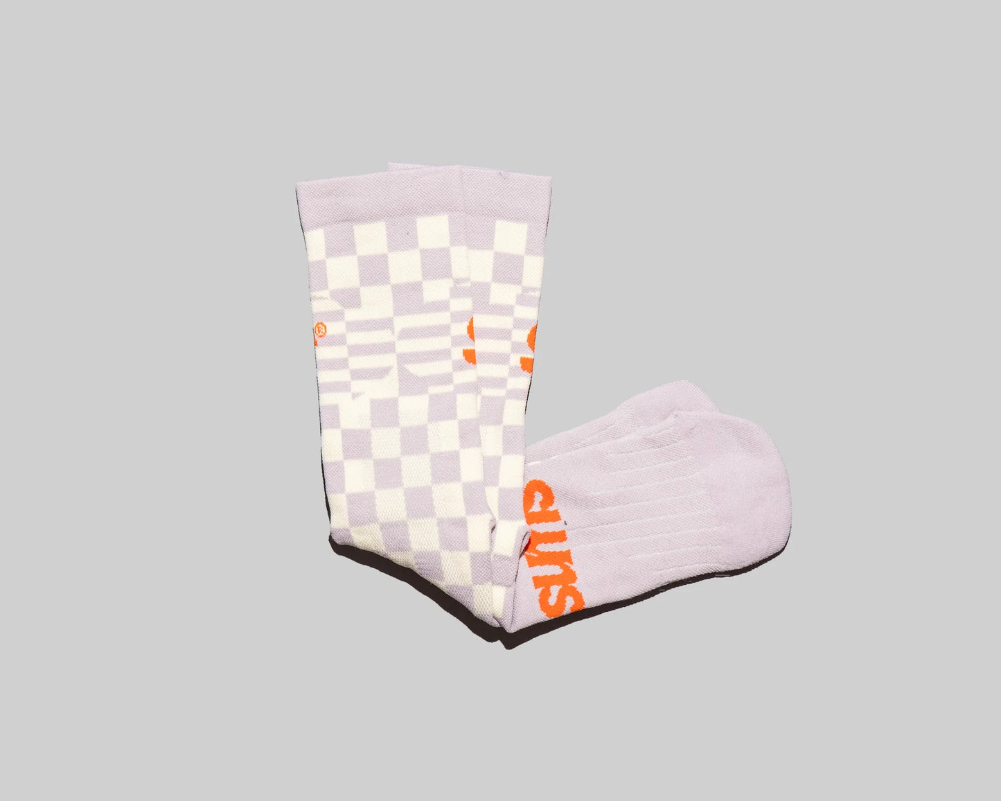 Sums Club - Checkers Socks - cream - Chaussettes Running unisexe