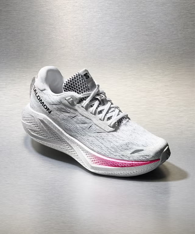 Salomon - Aero Glide 4 - white / white / black - Chaussures running femmes