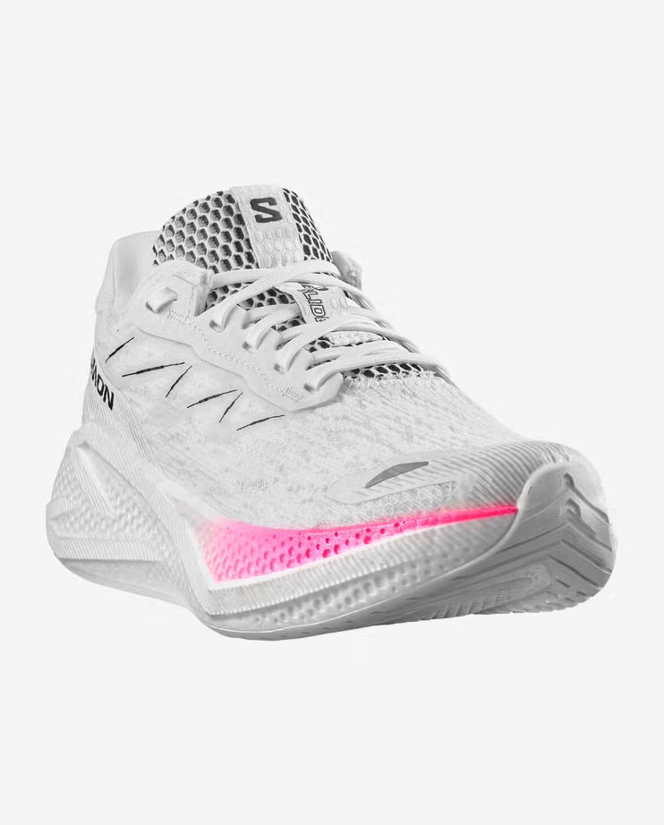 Salomon - Aero Glide 4 - white / white / black - Chaussures running femmes