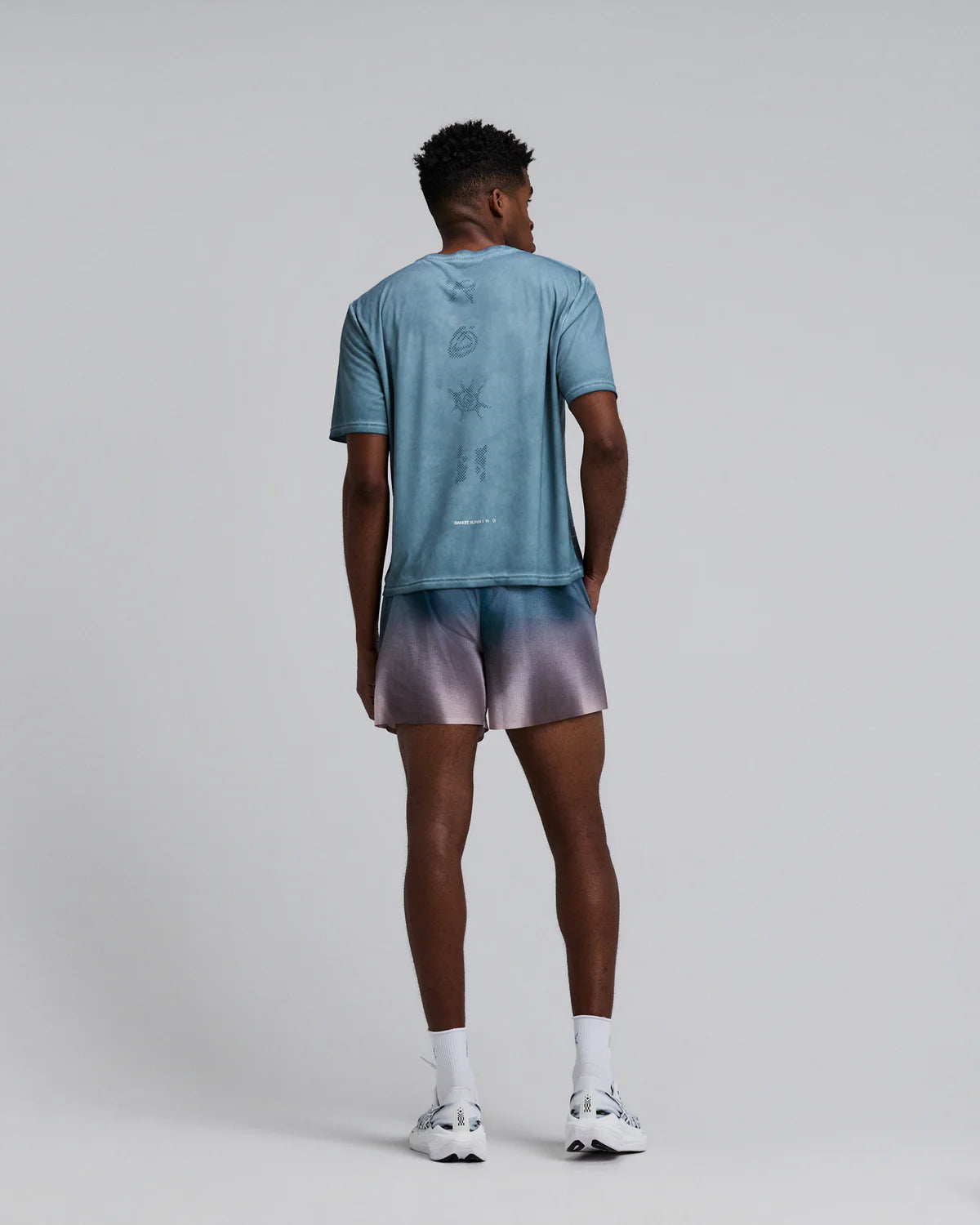 Bandit - Men’s FRIOSOFT™ Performance Box Tee - tranquil blue saltfade - Teeshirt Running hommes