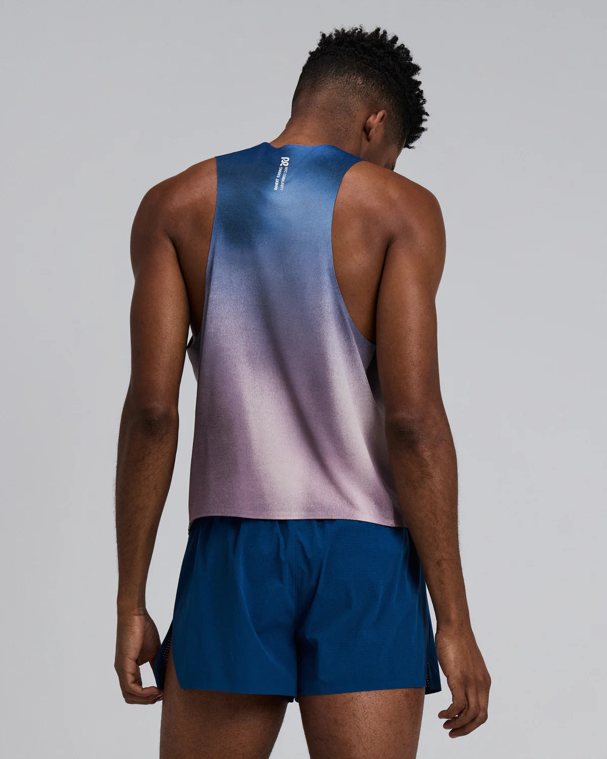 Bandit - Men’s SPECTER™ Shorty Race Singlet - flow state aegean multi - Débardeur Running hommes