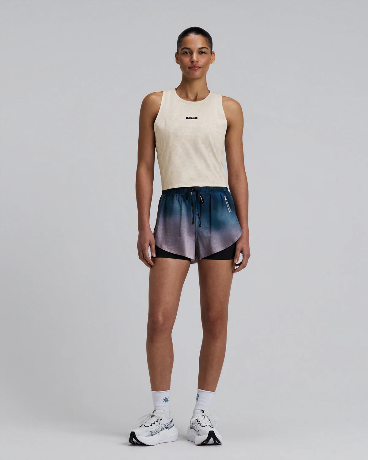 Bandit - Women’s VENTO™ 2-IN-1 Run Short - aegean multi - Short Running femmes