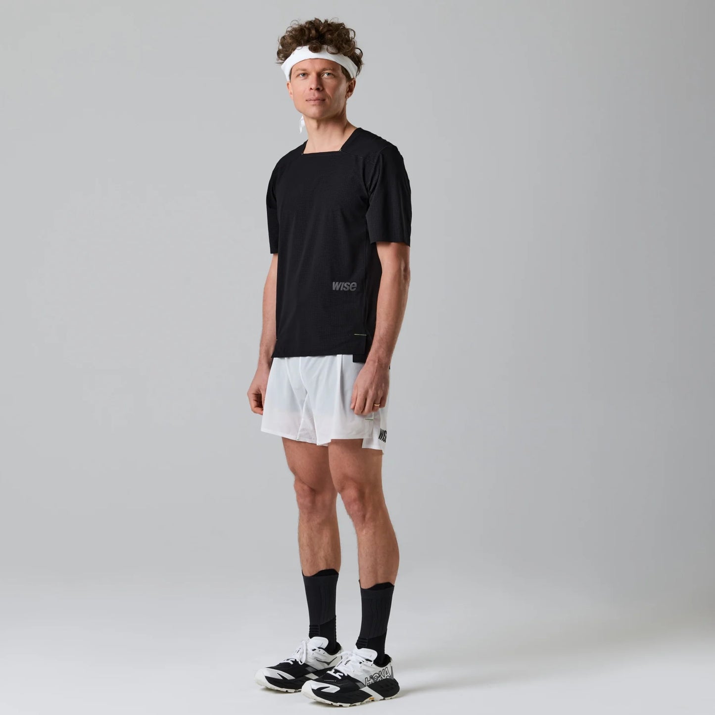 Wise - T-Shirt 230 - black - teeshirt running hommes