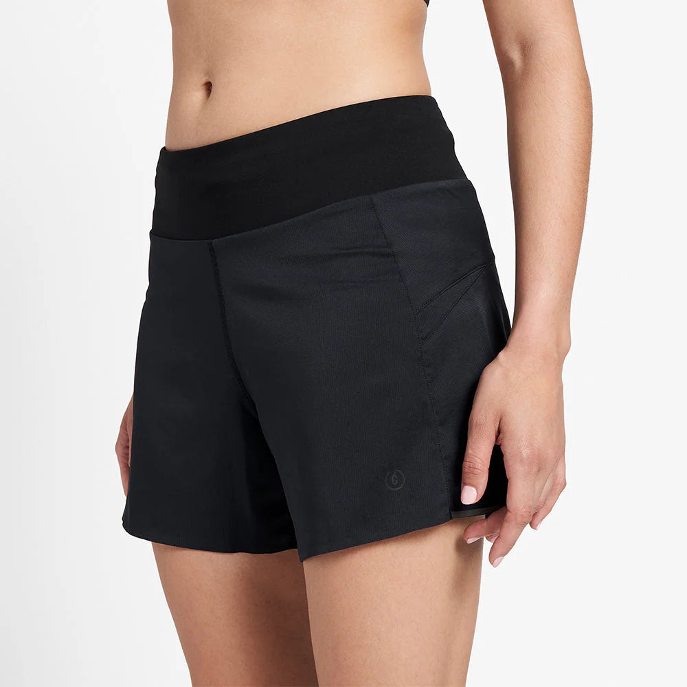 Ciele Athletics - W TRNShort 4" brief - black - Short running femmes