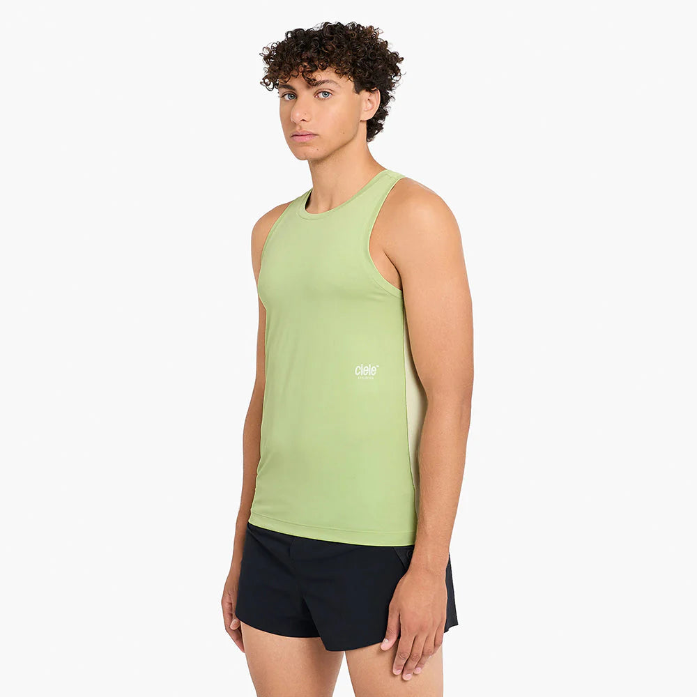 Ciele Athletics - M DLYTSinglet - tarragon - débardeur running hommes