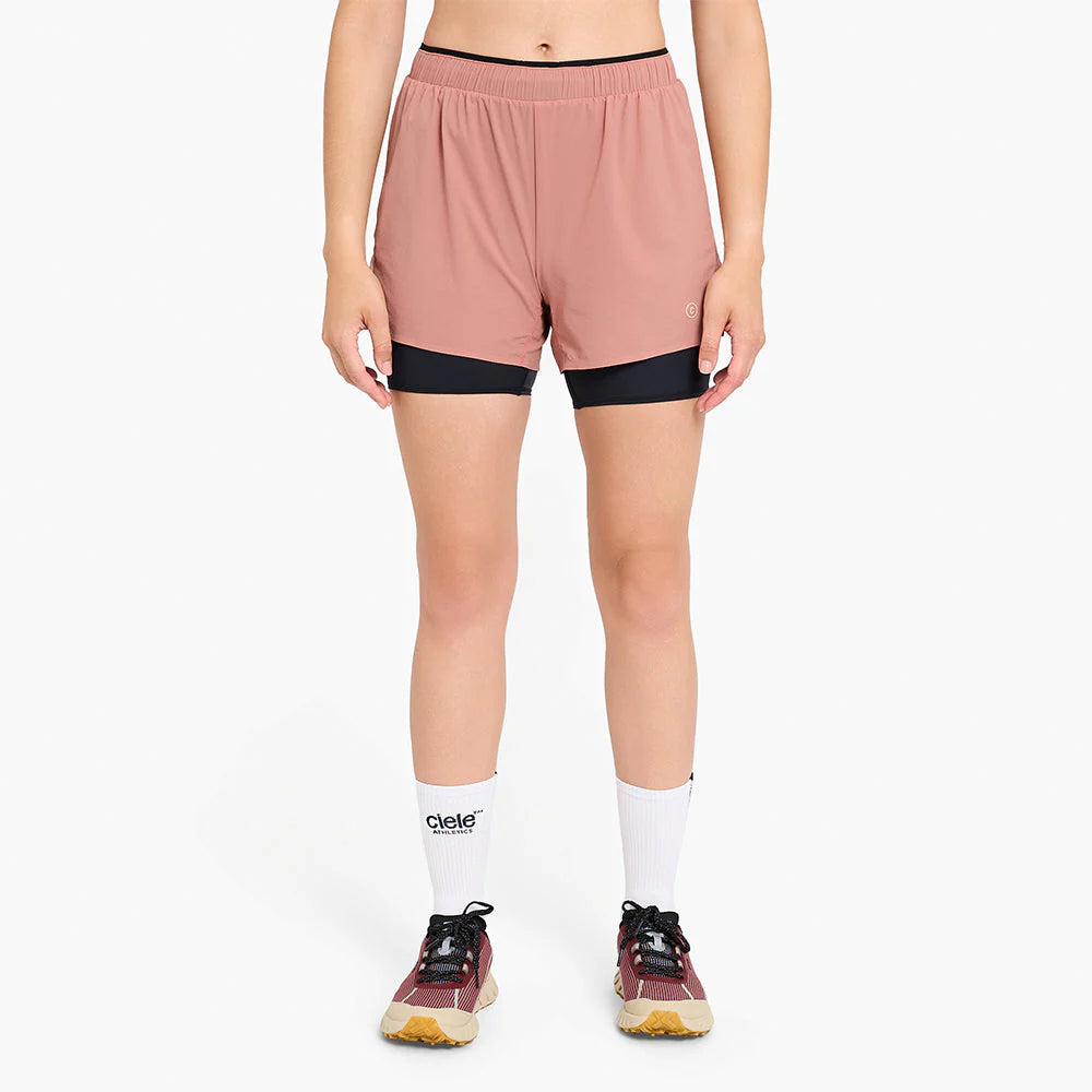 Ciele Athletics - W DLYShort 4" Long Brief 2 - rosedawn - Short running femmes