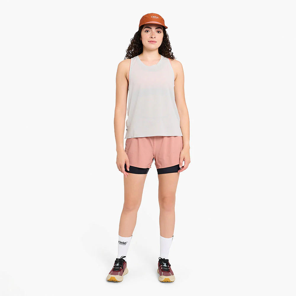 Ciele Athletics - W DLYShort 4" Long Brief 2 - rosedawn - Short running femmes