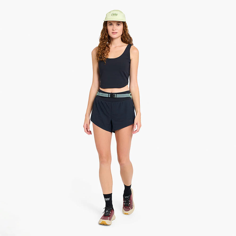 Ciele Athletics - W TRNShort 4" brief 2 - black - Short running femmes