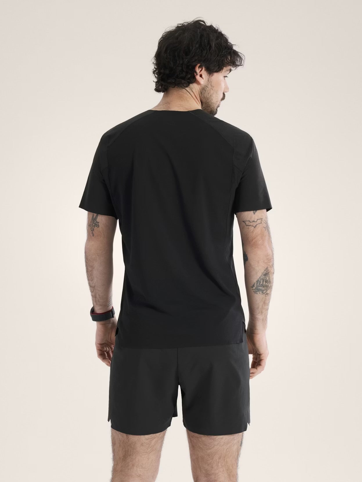 Arc’teryx - Norvan Downword Logo SS Tee - black - teeshirt running hommes