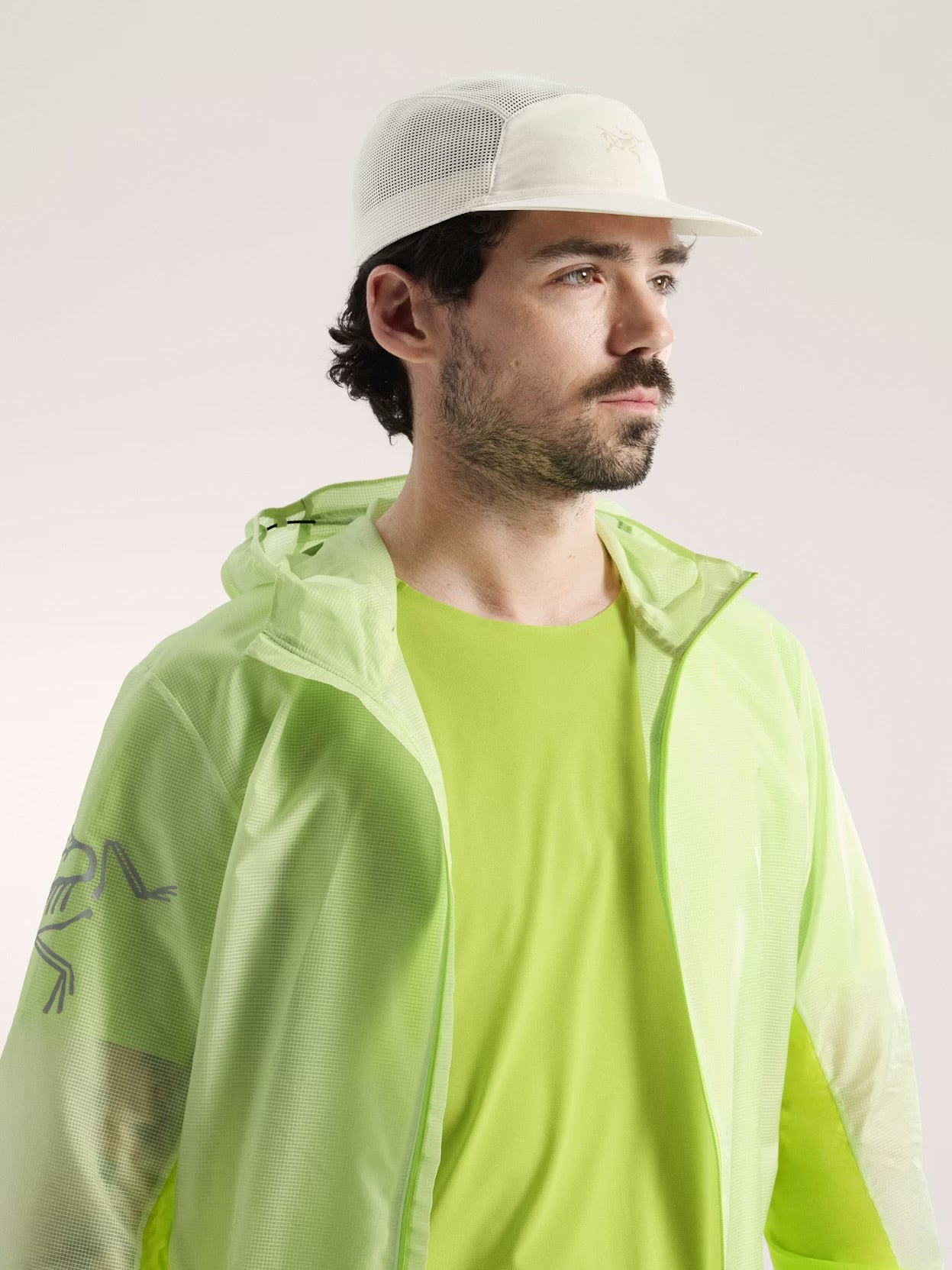 Arc’teryx - Norvan Mesh 5 Panel Cap - sea salt - casquette running unisexe
