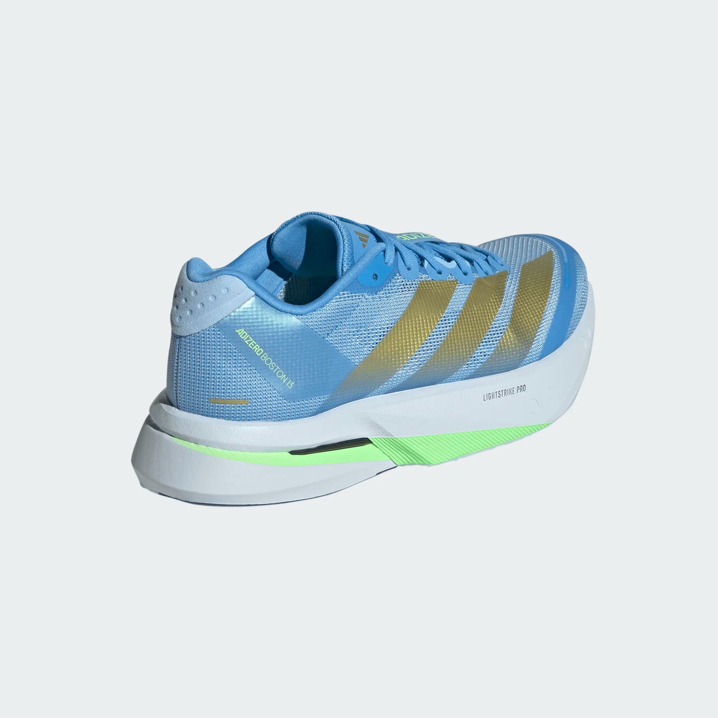 Adidas - Adizero Boston 13 - blue burst / gold metal / flow blue - Chaussures running femmes