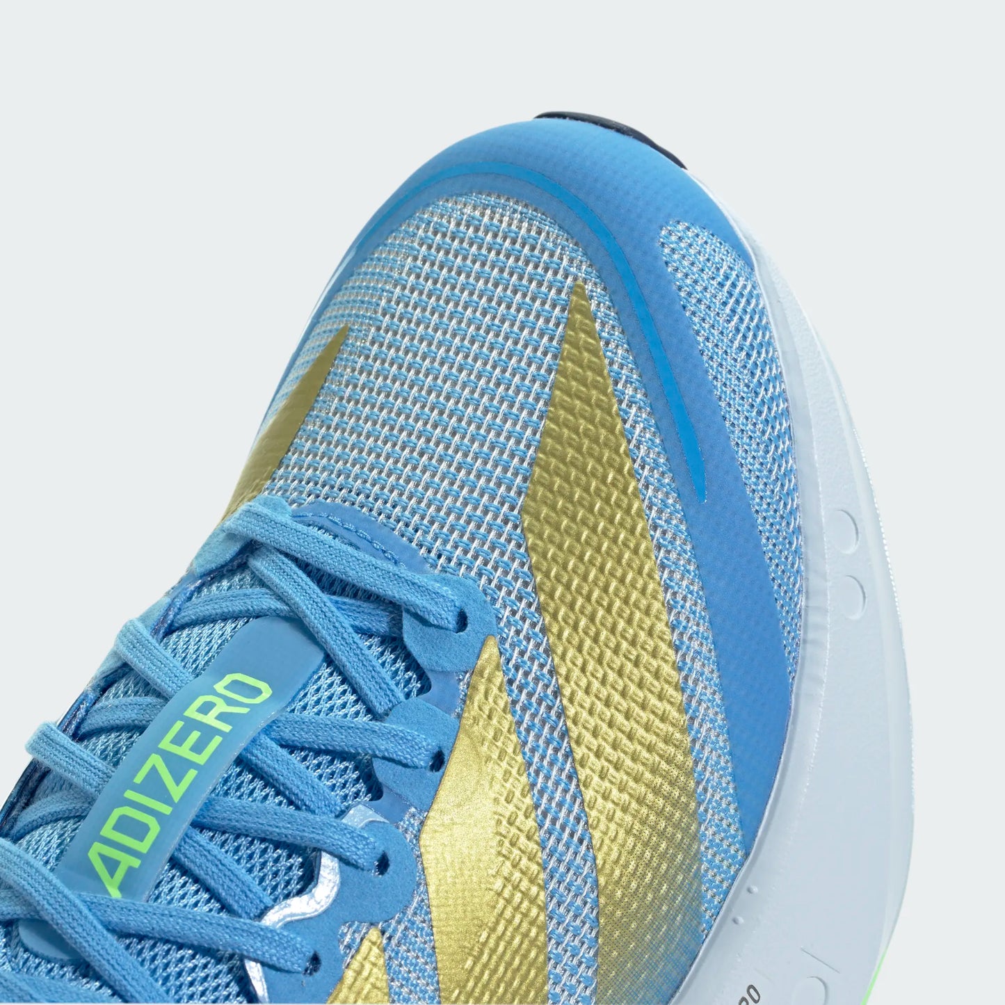 Adidas - Adizero Boston 13 - blue burst / gold metal / flow blue - Chaussures running femmes
