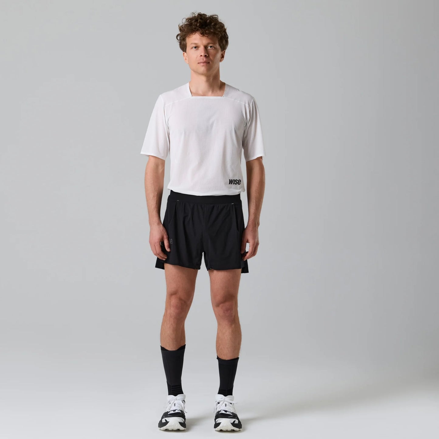 Wise - Short 011 - black - Short running hommes
