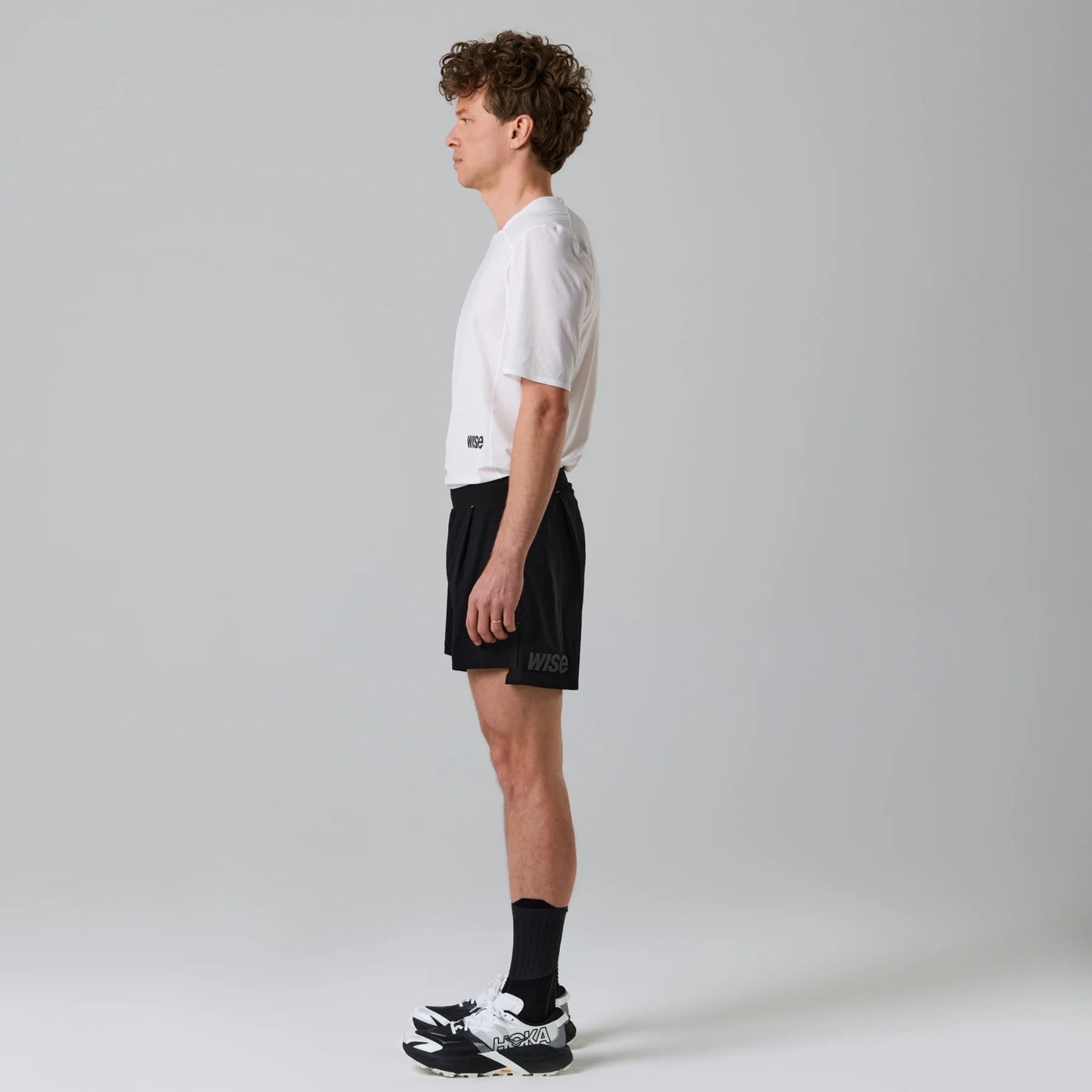 Wise - Short 011 - black - Short running hommes