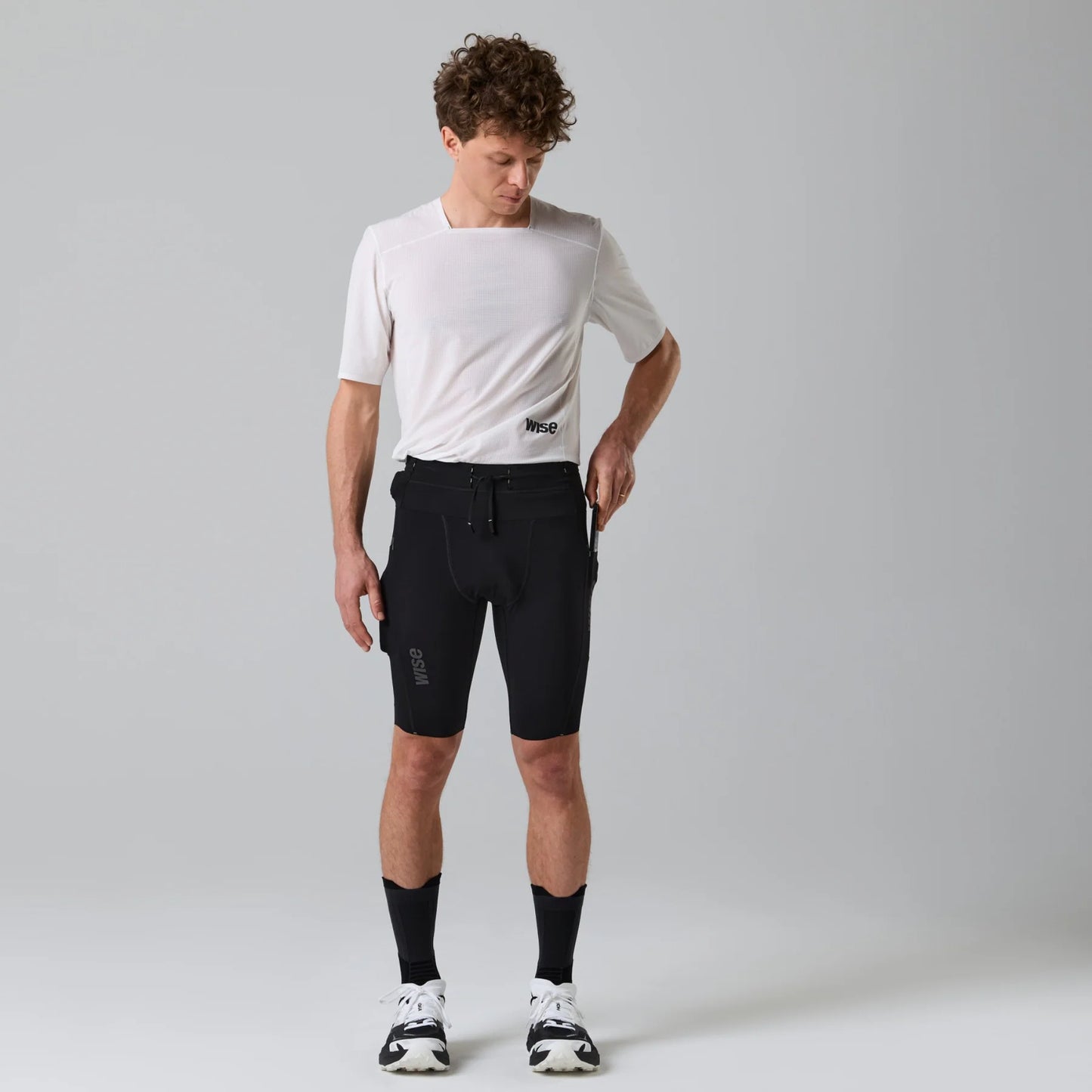 Wise - Tight 330 - black - Cuissard running hommes