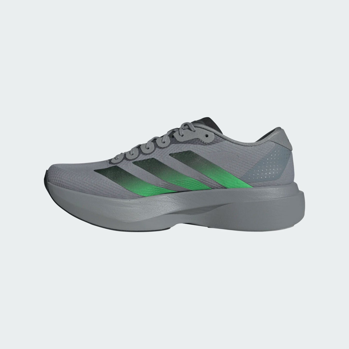 Adidas - Adizero Evo SL Woven - Grey / Screaming Green / Carbon - Chaussures running hommes