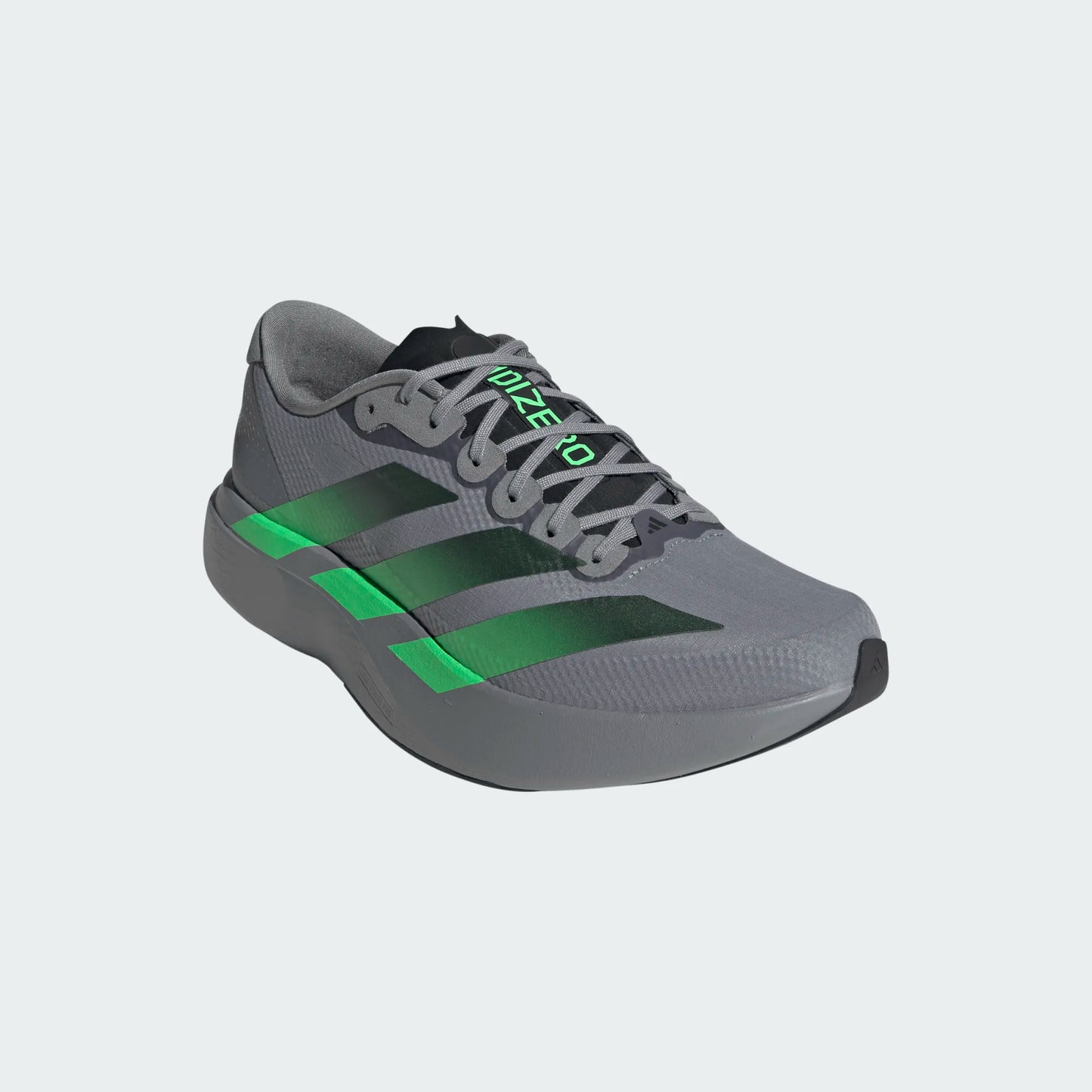 Adidas - Adizero Evo SL Woven - Grey / Screaming Green / Carbon - Chaussures running hommes