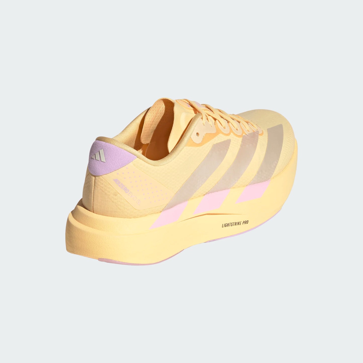 Adidas - Adizero Evo SL Woven - Ice Tangerine / Ice Gold Met. / Bliss Lilac - Chaussures running femmes
