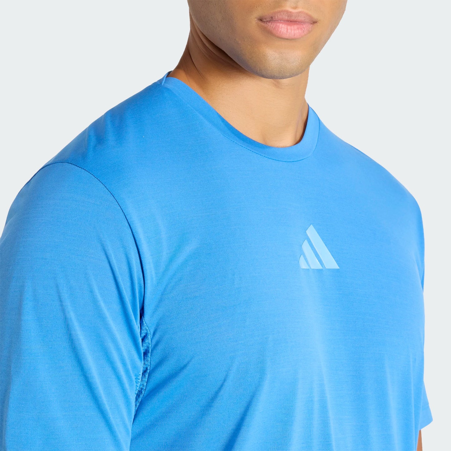 Adidas - Xperior Tee - ray blue - teeshirt Running hommes