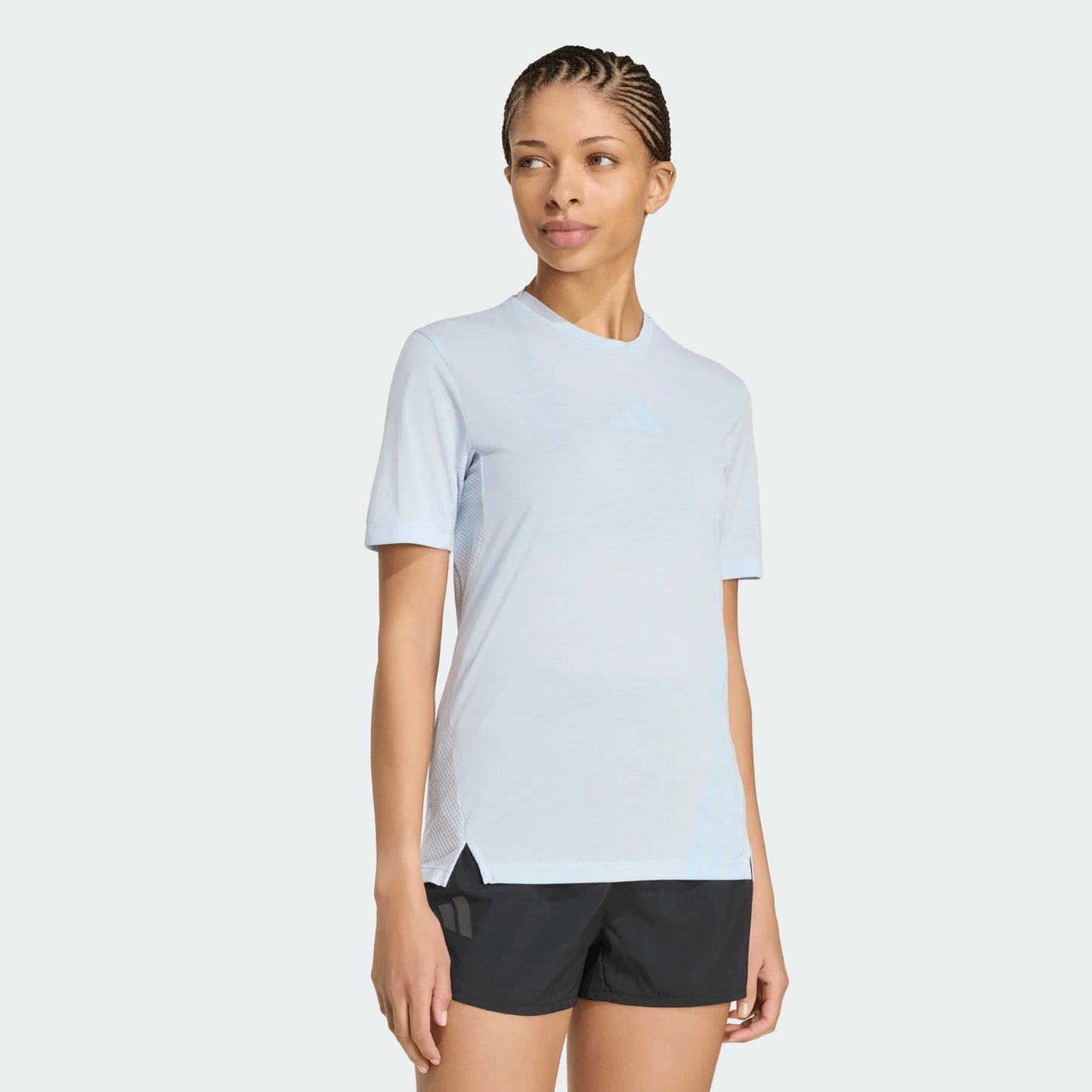 Adidas - Xperior Tee W - Crystal sky - teeshirt Running femmes