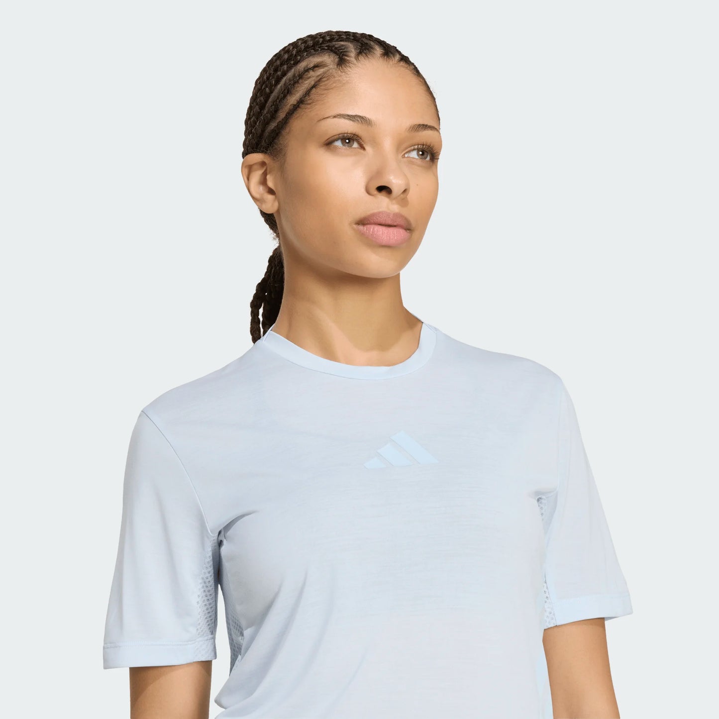 Adidas - Xperior Tee W - Crystal sky - teeshirt Running femmes
