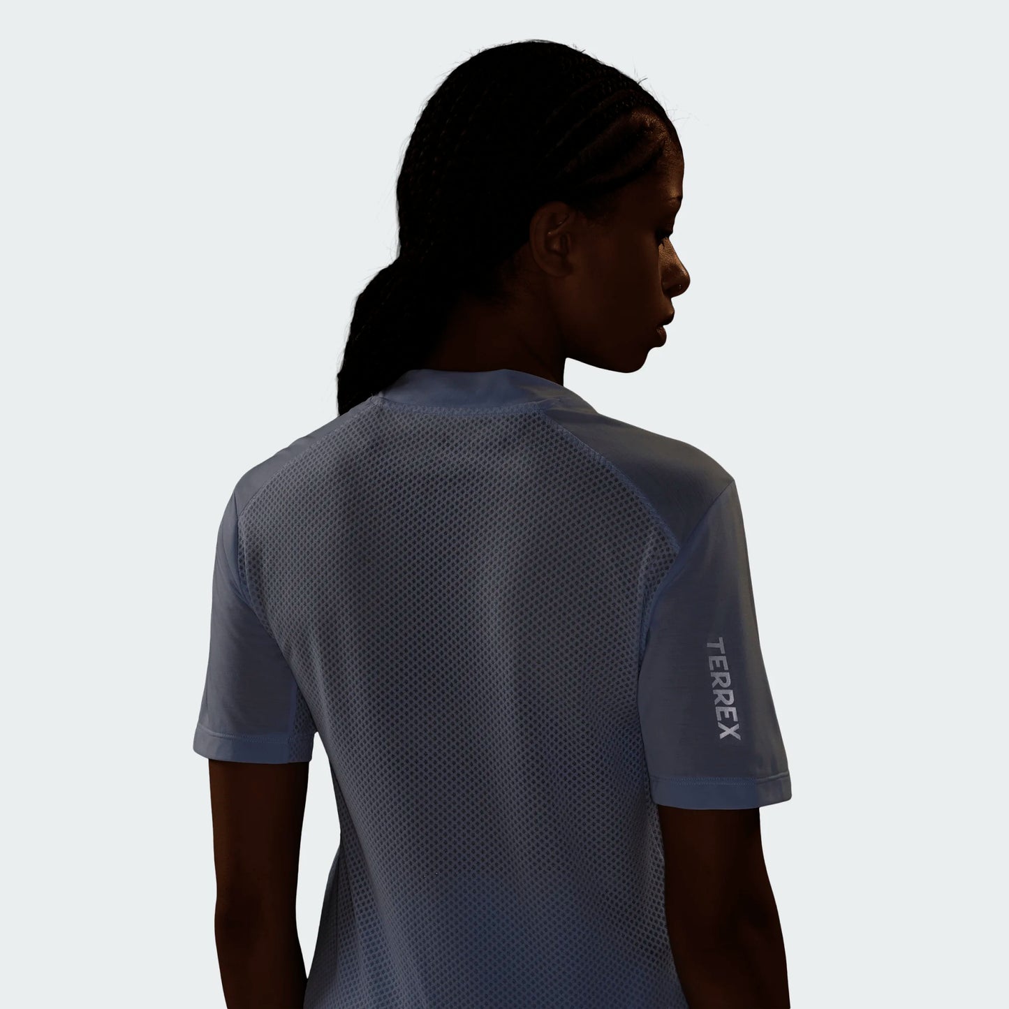 Adidas - Xperior Tee W - Crystal sky - teeshirt Running femmes