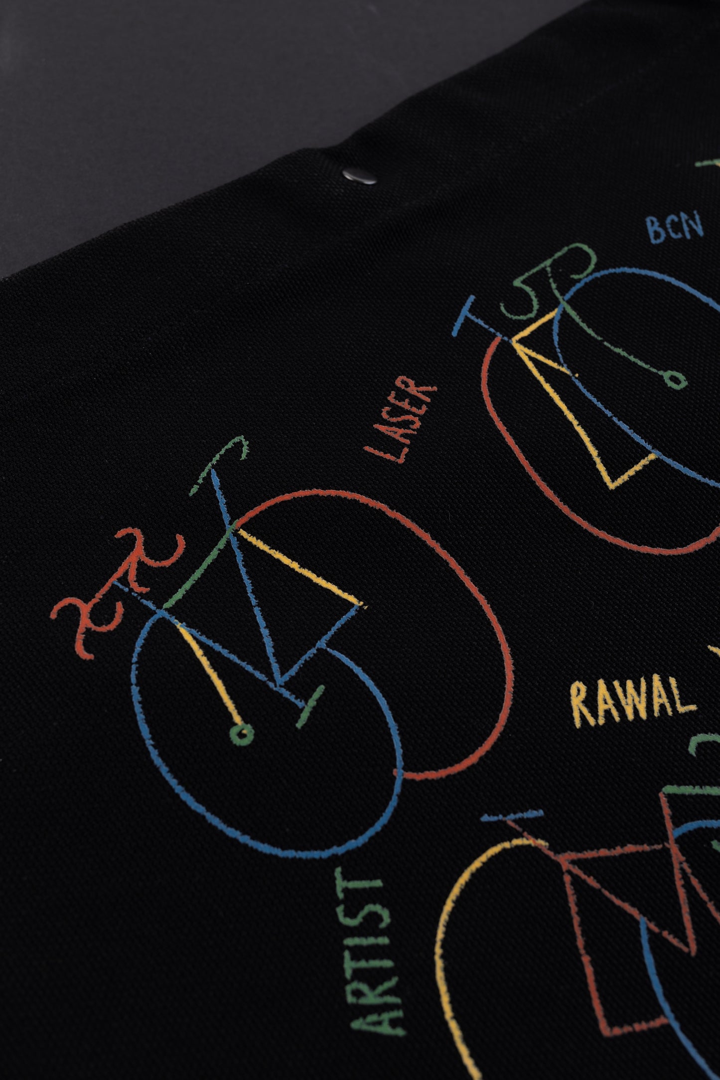 Laser Barcelona - Rawal Artist Series X Joren Joshua Tee - black - Teeshirt hommes