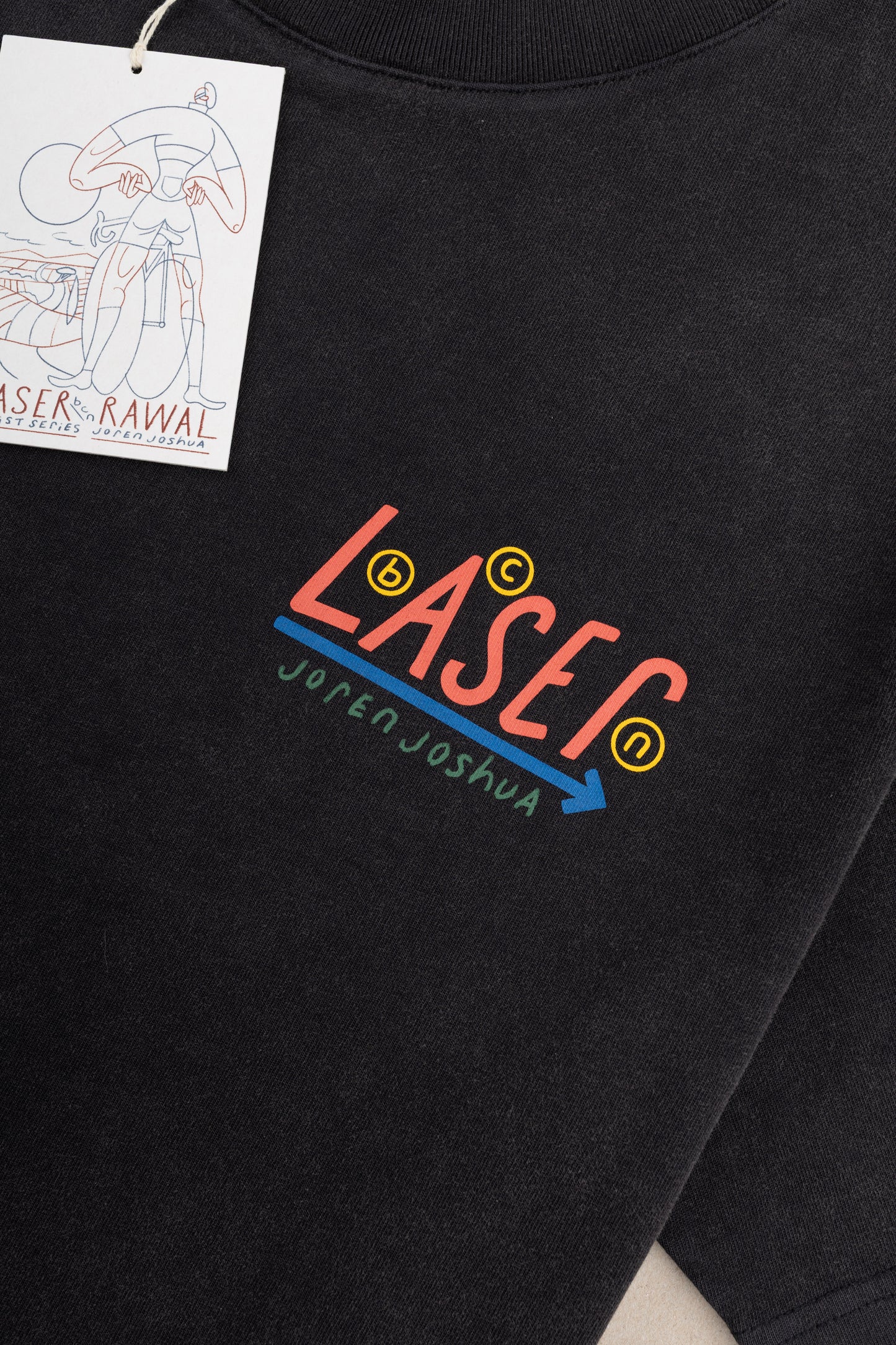 Laser Barcelona - Rawal Artist Series X Joren Joshua Tee - black - Teeshirt hommes