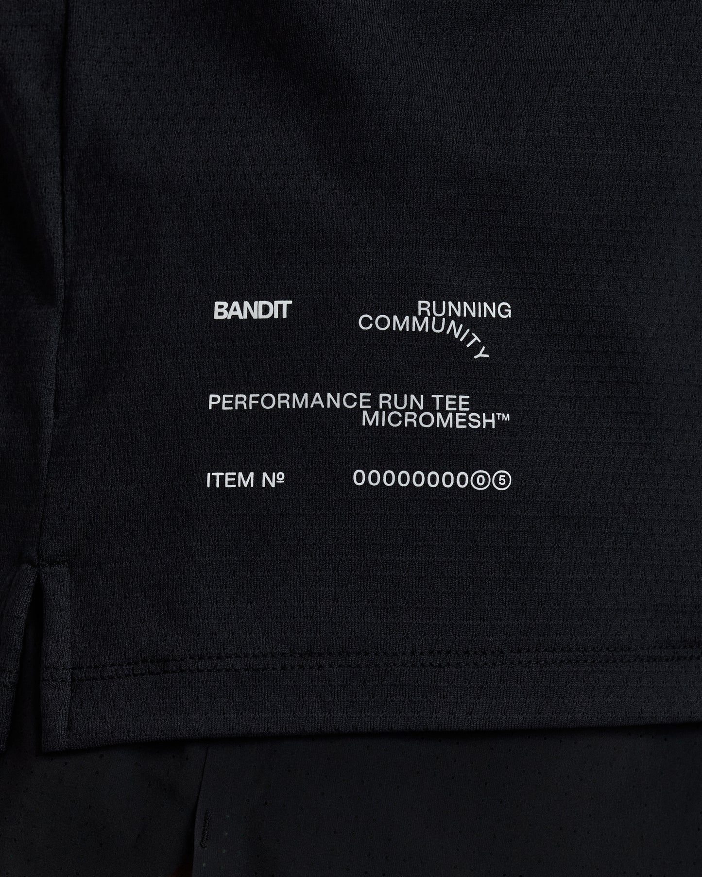 Bandit - Men’s MICROMESH™ Run Tee - black - Teeshirt Running hommes