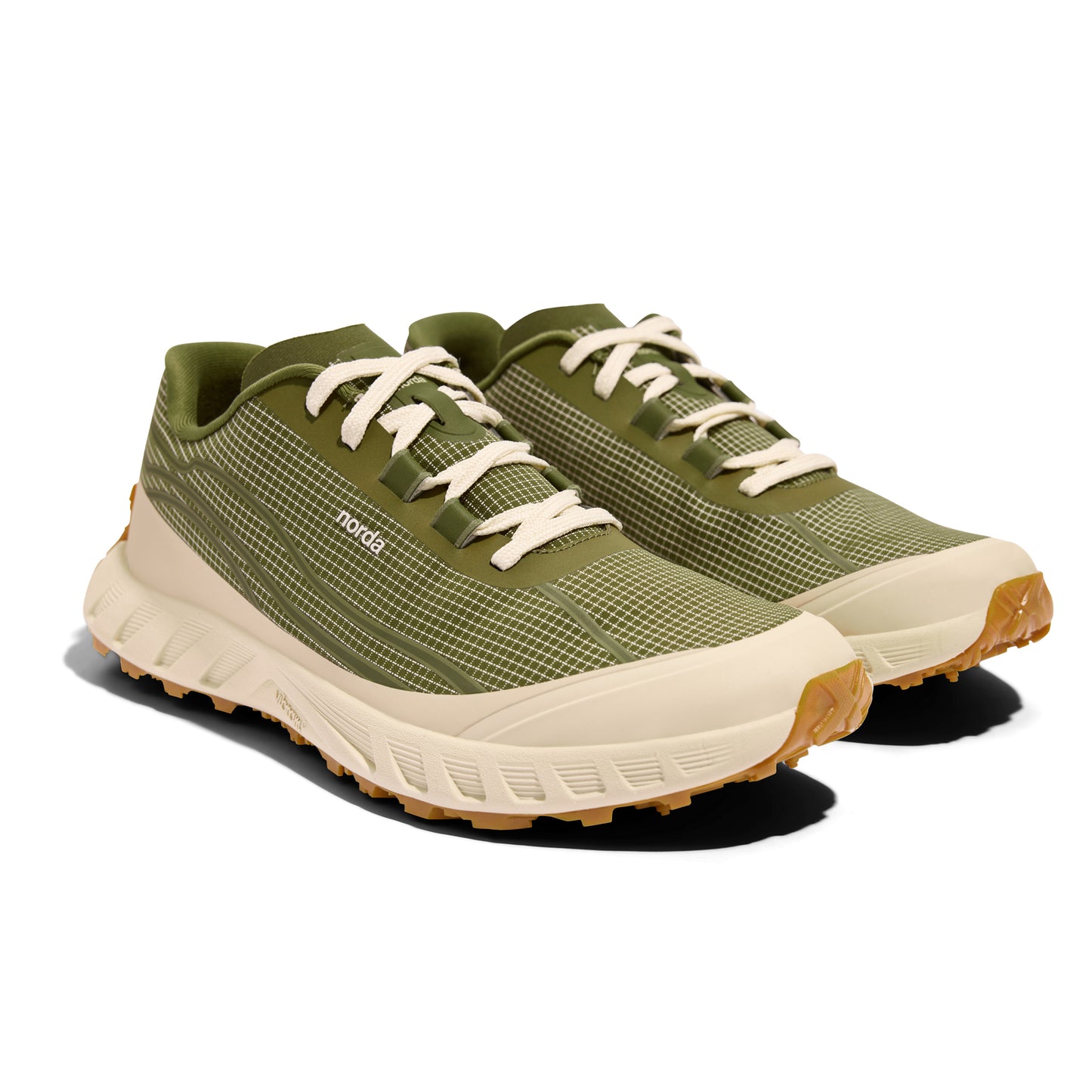 Norda - 002 - sage - Chaussures trail running hommes