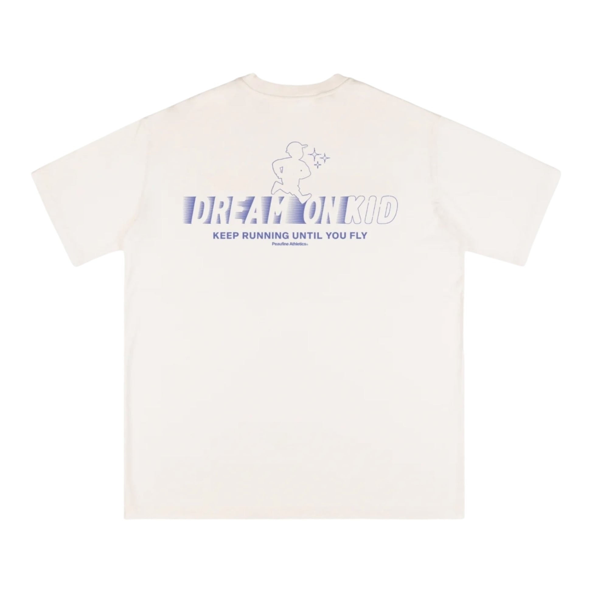 Peaufine Athletics - Oversize Organic T-shirt Dream On Kid - off white - Teeshirt Hommes