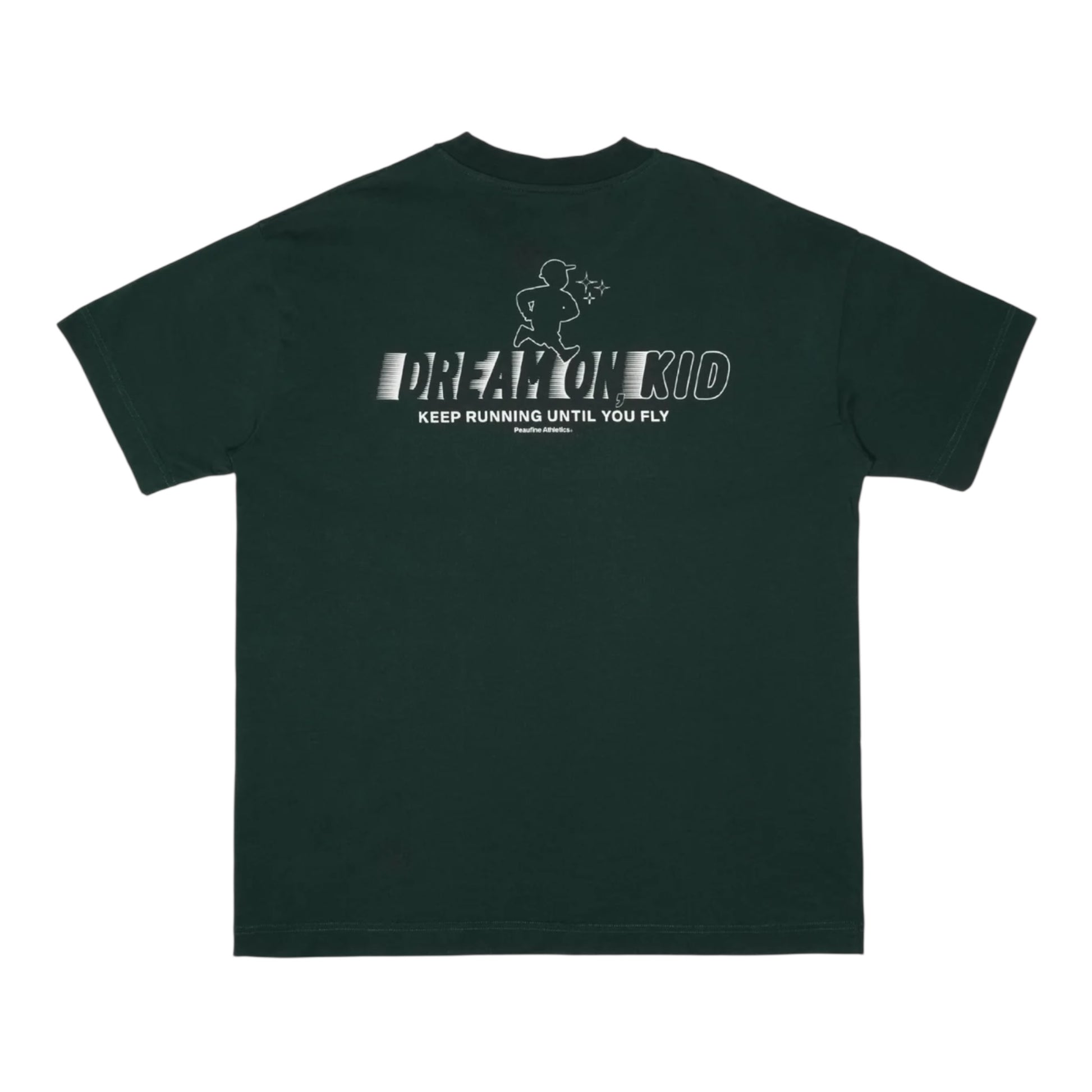 Peaufine Athletics - Oversize Organic T-shirt Dream On Kid - pine forest - Teeshirt Hommes